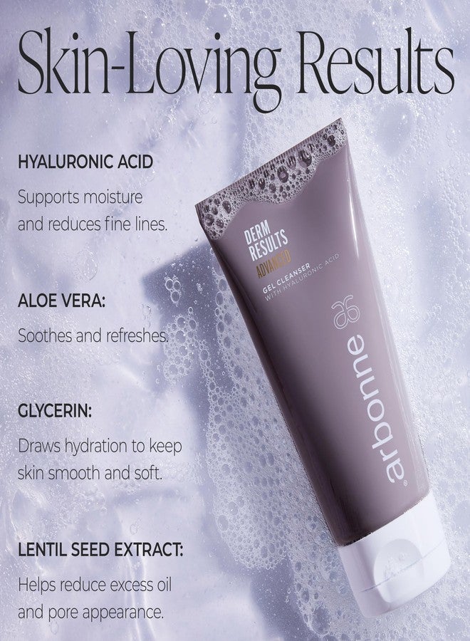 Arbonne DermResults Advanced Gel Cleanser – Hydrating Daily Face Wash for Women & Men with Hyaluronic Acid and Aloe Vera for Soft, Smooth, Refreshed Skin, 3 fl oz / 90 ml - Image 3